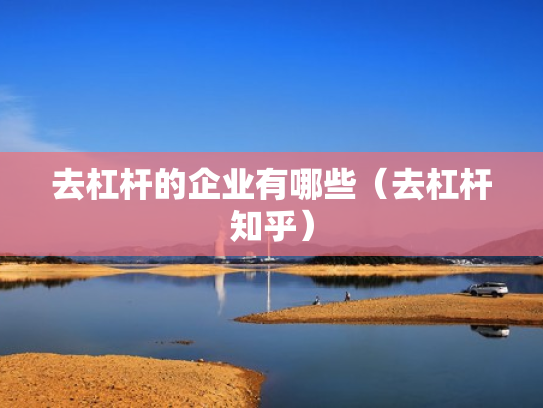 去杠杆的企业有哪些（去杠杆知乎）