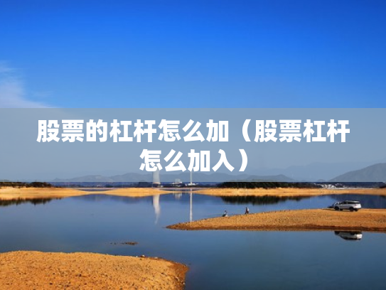 股票的杠杆怎么加（股票杠杆怎么加入）