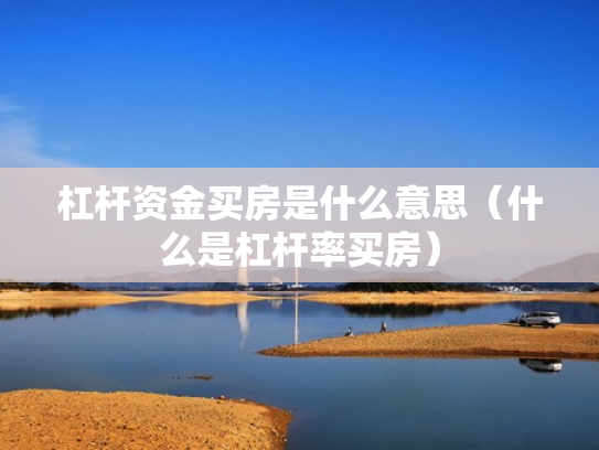 杠杆资金买房是什么意思（什么是杠杆率买房）