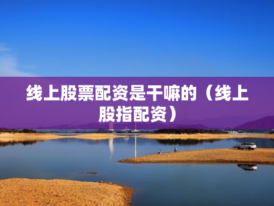 线上股票配资是干嘛的（线上股指配资）