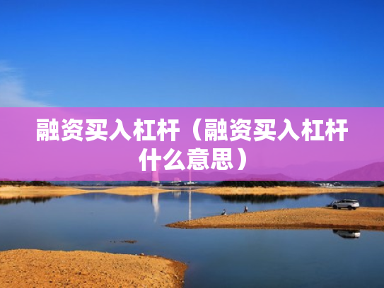 融资买入杠杆（融资买入杠杆什么意思）