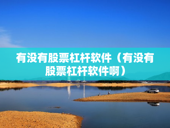 有没有股票杠杆软件（有没有股票杠杆软件啊）