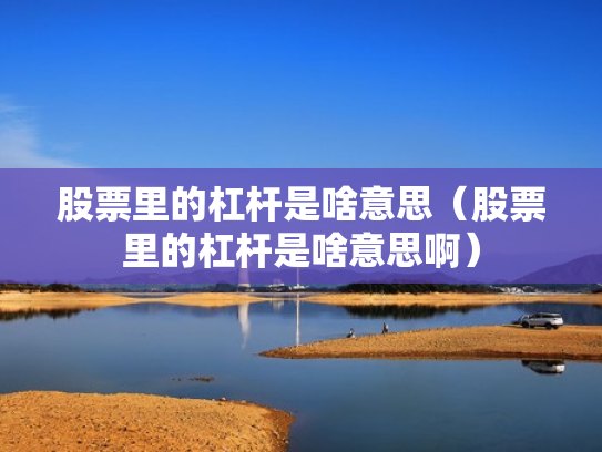 股票里的杠杆是啥意思（股票里的杠杆是啥意思啊）