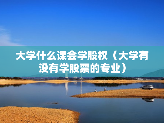 大学什么课会学股权（大学有没有学股票的专业）