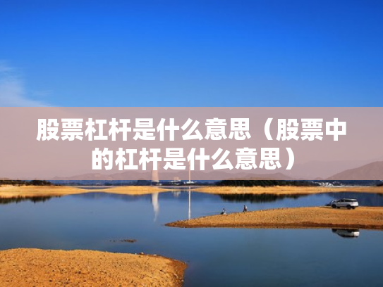 股票杠杆是什么意思（股票中的杠杆是什么意思）