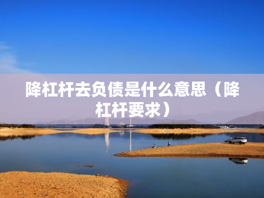 降杠杆去负债是什么意思（降杠杆要求）