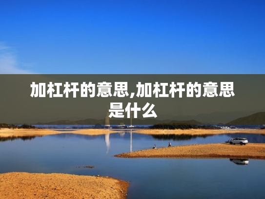 加杠杆的意思,加杠杆的意思是什么